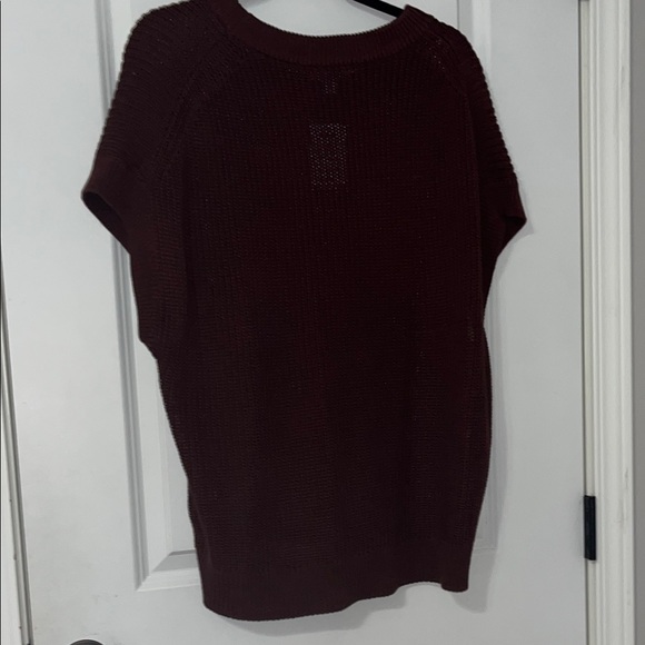 Nordstrom Maroon Knit Top - Picture 4 of 4